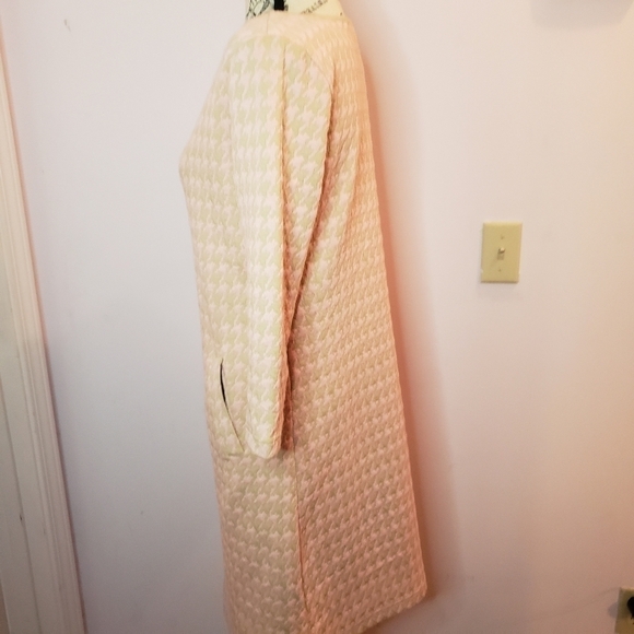 Tyler Boe Pink Houndstooth Dress - Picture 5 of 6